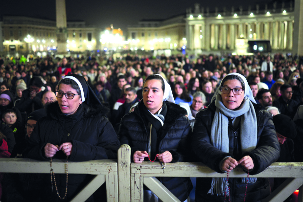 Pope Francis shows improvement in medical condition